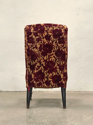 Flock slipper chair 'as is'