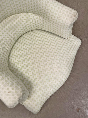 Pale green crapaud armchair 'as is'