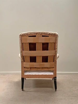 Napoleon III high back armchair 'as is'