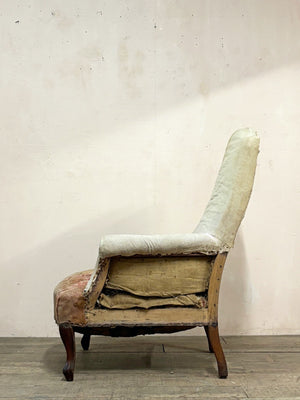 1840's high back armchair 'as is'