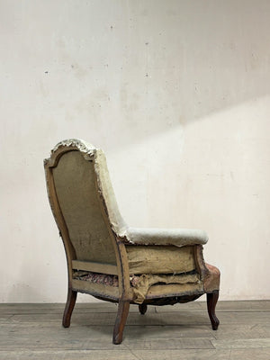 1840's high back armchair 'as is'