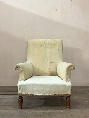 Large square back armchair 'as is'