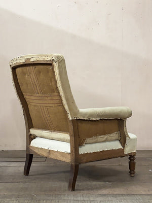 Large square back armchair 'as is'