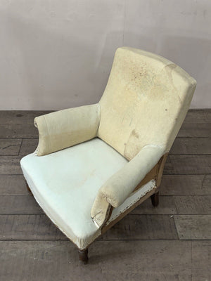 Large square back armchair 'as is'