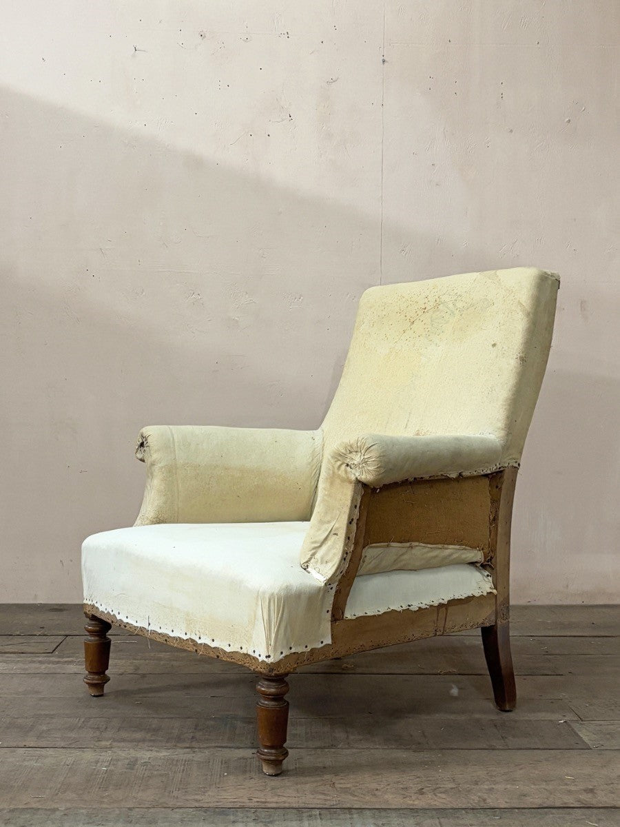 Large square back armchair 'as is'