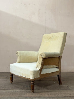 Large square back armchair 'as is'