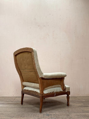 Walnut armchair
