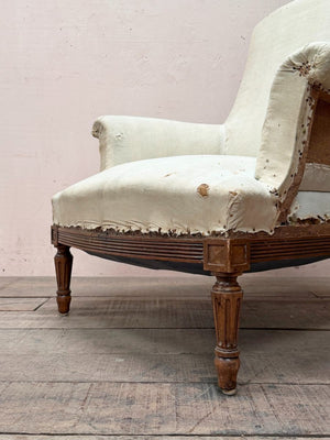 Walnut armchair