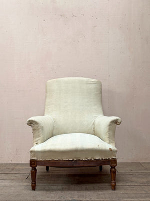 Walnut armchair