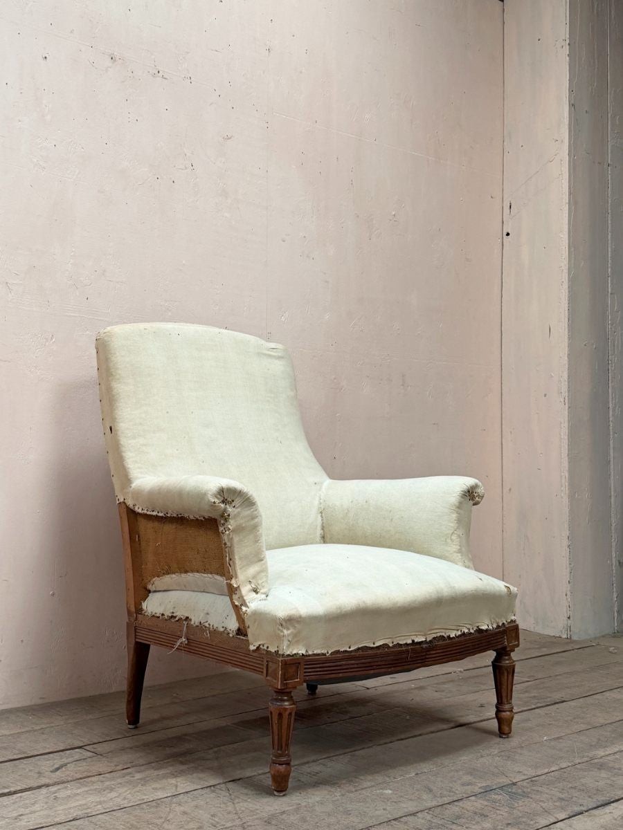 Walnut armchair