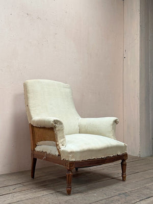 Walnut armchair