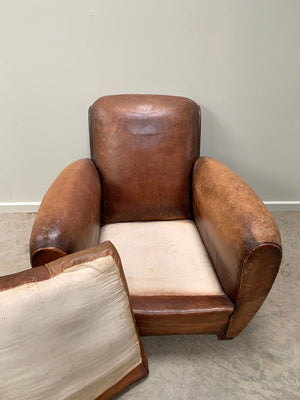 Leather club chair (Reserved)
