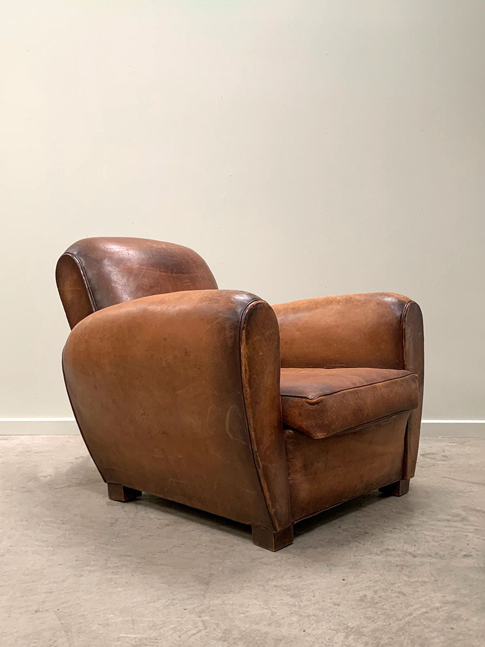 Leather club chair The French House York