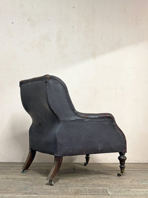 Leather armchair