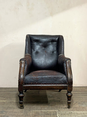 Leather armchair