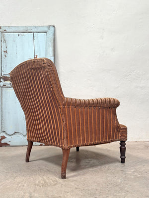 Stripy armchair