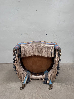 Mid 1800's scroll back armchair
