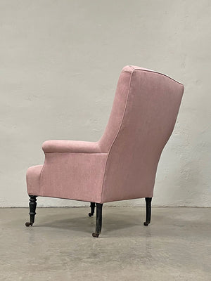 19th century high back armchair