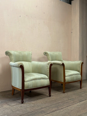 Pair of 1920's armchairs 'as is'