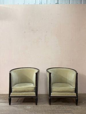 Pair of 1940's armchairs