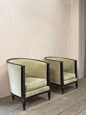 Pair of 1940's armchairs