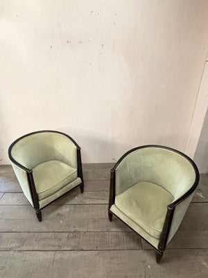 Pair of 1940's armchairs