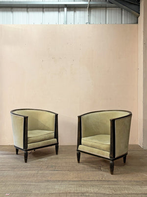 Pair of 1940's armchairs