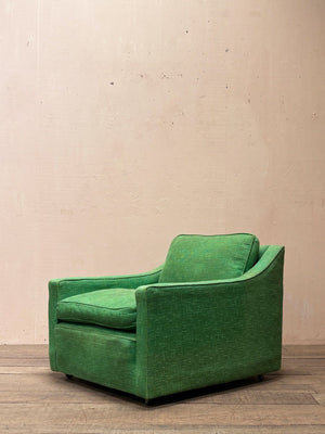 Pair of 1960's armchairs 'as is' with new cushion inners