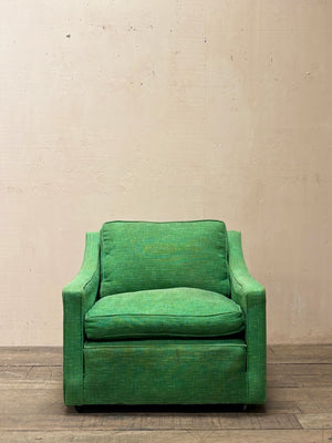 Pair of 1960's armchairs 'as is' with new cushion inners