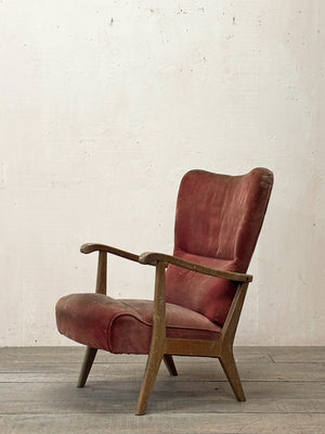 Pair of '50s armchairs 'as is'