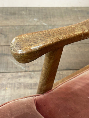 Pair of '50s armchairs 'as is'