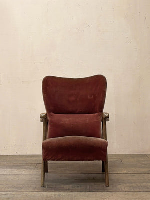 Pair of '50s armchairs 'as is'