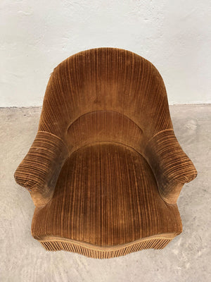 20th century crapaud armchairs