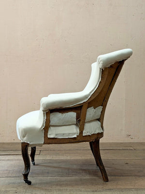 Pair of chapeau de gendarme armchairs