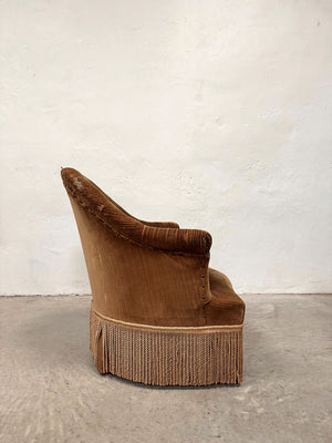 20th century crapaud armchairs