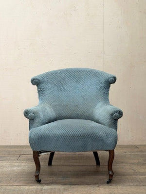Pair of chapeau de gendarme armchairs