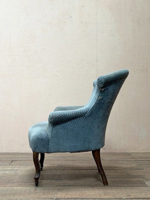 Pair of chapeau de gendarme armchairs