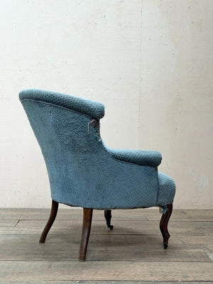 Pair of chapeau de gendarme armchairs