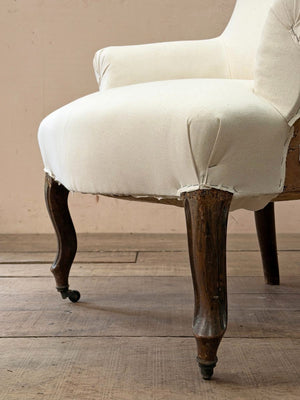 Pair of chapeau de gendarme armchairs