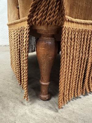20th century crapaud armchairs