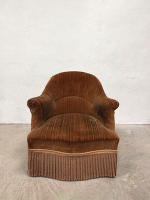 20th century crapaud armchairs