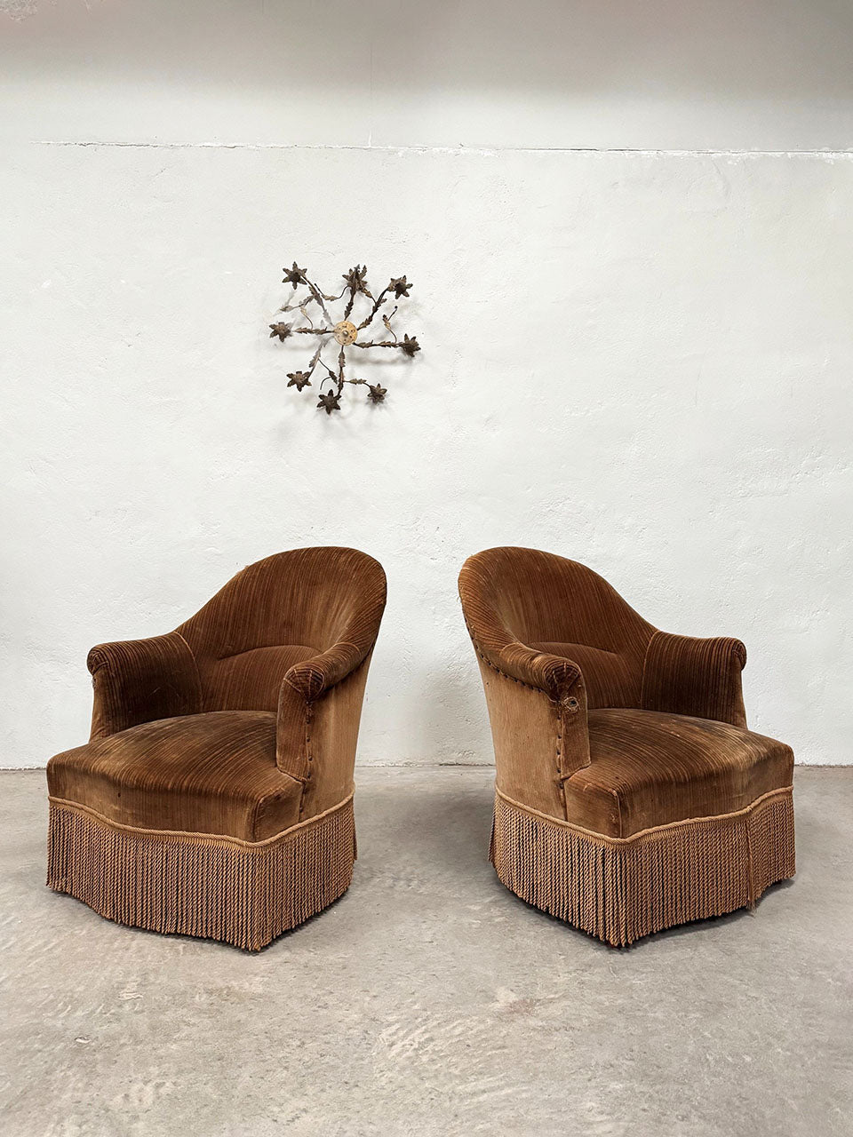 20th century crapaud armchairs