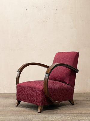 Pair of Art Deco armchairs 'as is'