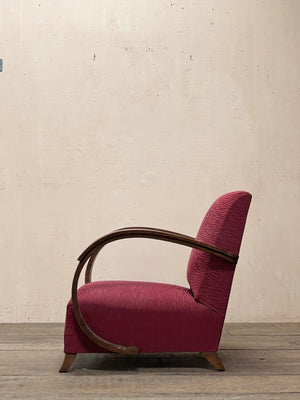 Pair of Art Deco armchairs 'as is'