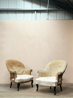 Pair of large armchairs 'as is'