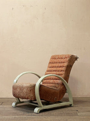 Pair of mid century armchairs 'as is'