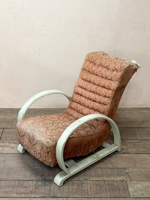 Pair of mid century armchairs 'as is'