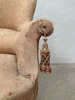Napoleon III rounded back armchair