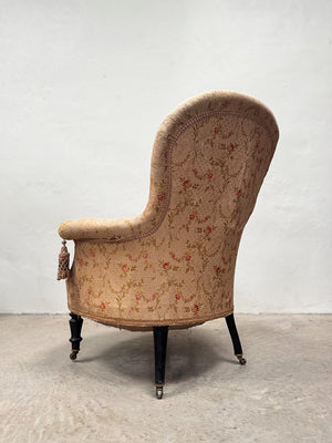 Napoleon III rounded back armchair