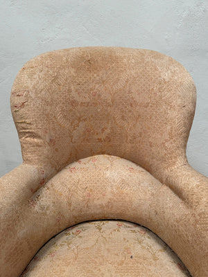 Napoleon III rounded back armchair